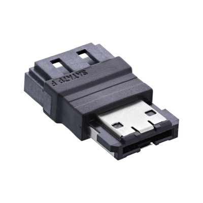 InLine® eSATA auf SATA Adapter, eSATA Stecker an SATA Buchse (Produktbild 1)