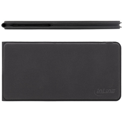 InLine® faltbare Bluetooth Tastatur BT-Pocket, für bis zu 3 Bluetooth-Geräte