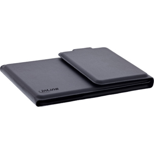 InLine® Faltbare Bluetooth Tastatur mit Touchpad, schwarz