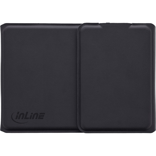 InLine® Faltbare Bluetooth Tastatur mit Touchpad, schwarz