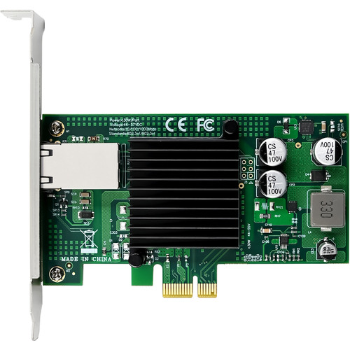 InLine® Gigabit Netzwerkkarte, 1x RJ45 1 Gb/s, PCIe x1, PoE+