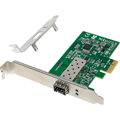 InLine® Gigabit Netzwerkkarte, 1x SFP Fiber 1Gb/s, PCIe x1, inkl. LP Slotblech (Produktbild 1)