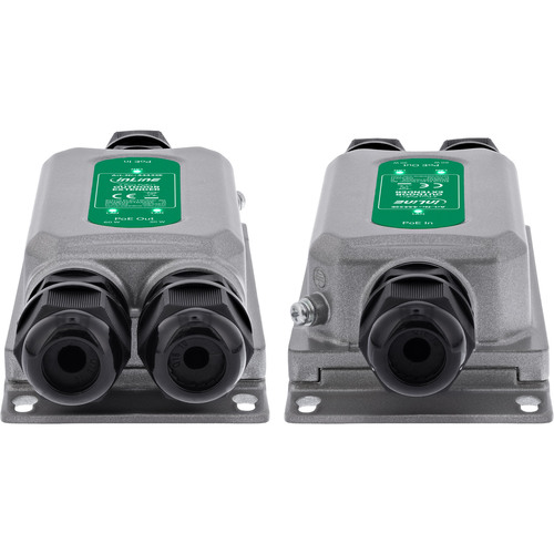 InLine® Gigabit PoE Extender, 90 W, 2 Port, IP67, IEEE 802.3bt