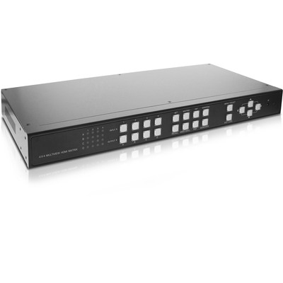 InLine HDMI 4x4 Multi View Matrix / Videowand Switch, 4 Eingänge auf 4 Ausgänge, FullHD InLine HDMI 4x4 Multi View Matrix / Videowand Switch, 4 Eingänge auf 4 Ausgänge, FullHD