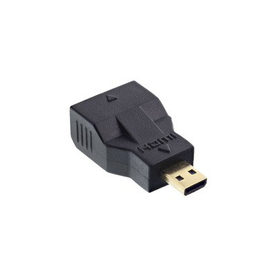 InLine® HDMI Adapter, Mini HDMI C Buchse auf Micro HDMI D Stecker, 4K2K kompatibel, vergoldete Kontakte (Produktbild 1)