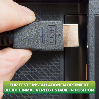 InLine® HDMI Kabel, HDMI-High Speed mit Ethernet, Stecker/Stecker, schwarz, 2,5m