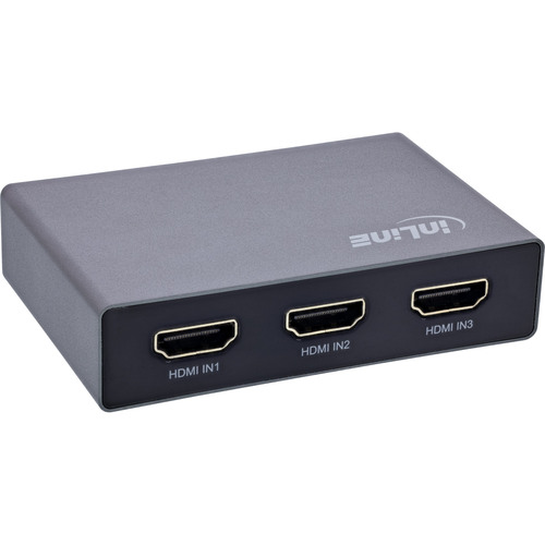 InLine® HDMI Switch, 3-fach, 8K4K@60Hz, HDCP 2.3