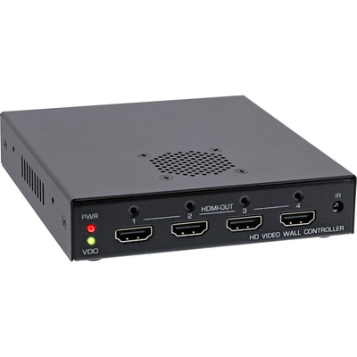 InLine® HDMI Videowand Verteiler 1 auf 4, Full-HD (Produktbild 1)