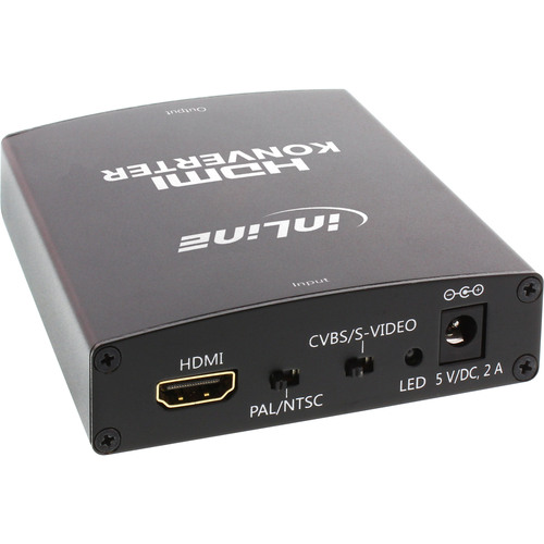 InLine® HDMI zu Composite/S-Video Konverter mit Audio, PAL/NTSC