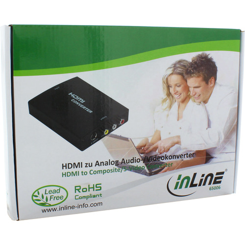 InLine® HDMI zu Composite/S-Video Konverter mit Audio, PAL/NTSC