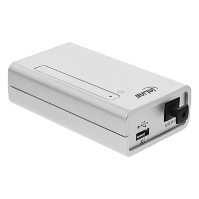 InLine HiFi Audio zu USB Konverter, Cinch und Toslink Audioeingang, 192kHz/24-Bit InLine HiFi Audio zu USB Konverter, Cinch und Toslink Audioeingang, 192kHz/24-Bit