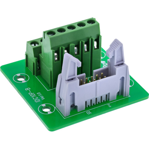 InLine® IDC 10 Buchse an Terminalblock, 5pol, auf Platine