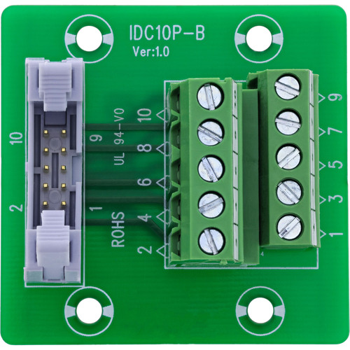 InLine® IDC 10 Buchse an Terminalblock, 5pol, auf Platine