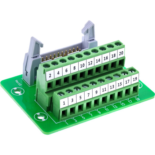 InLine® IDC 20 Buchse an Terminalblock, 10pol, auf Platine Adapter