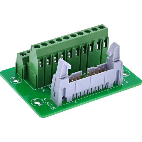 InLine® IDC 20 Buchse an Terminalblock, 10pol, auf Platine