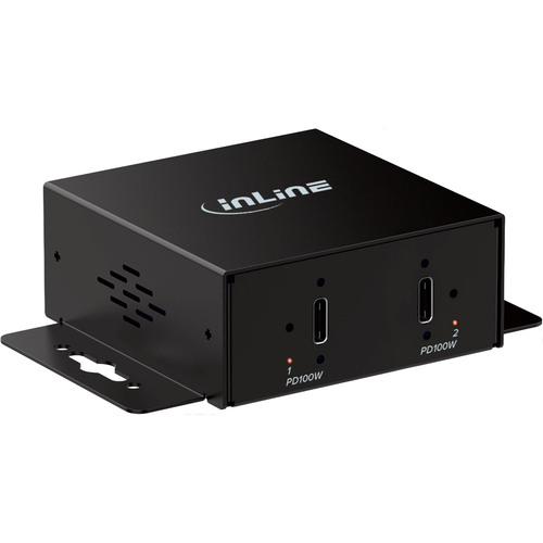 InLine® Industrie 2-Port Mini Charger, USB-C, PD 200W USB Netzteile und Ladegeräte