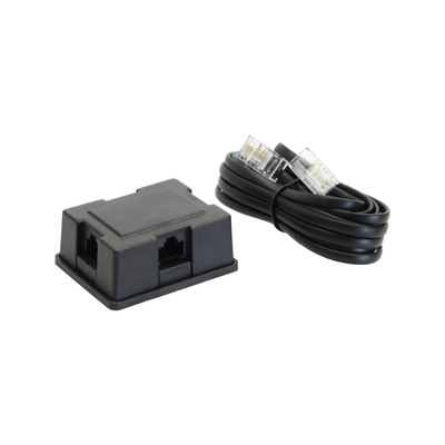 InLine ISDN Verteiler Box, 3-fach, inkl. Kabel, 3m, mit Widerstand