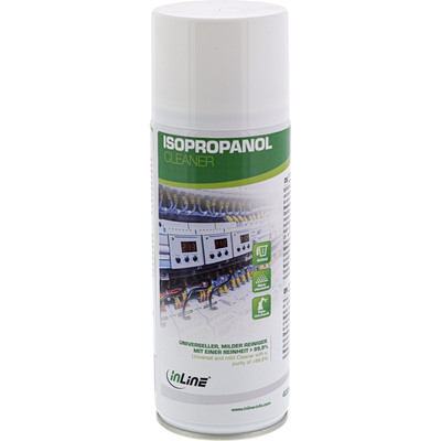 InLine Isopropanol, universeller, milder Reiniger mit einer Reinheit > 99,9%, 400ml InLine Isopropanol, universeller, milder Reiniger mit einer Reinheit > 99,9%, 400ml