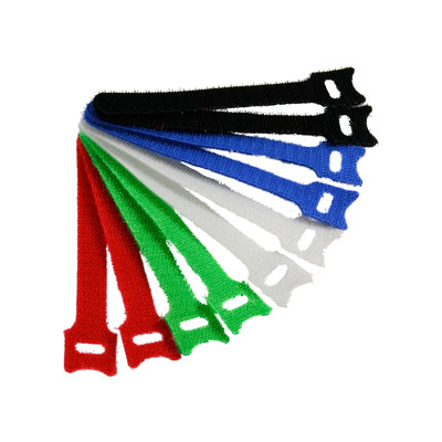 InLine® Kabelbinder 12x150mm, Klett-Verschluss, 10er, 5 versch. Farben (Produktbild 1)