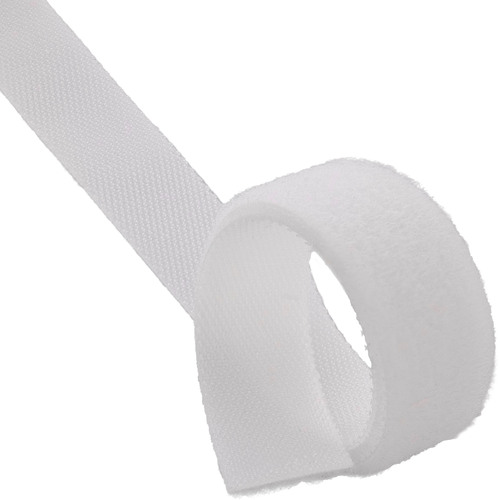 InLine® Kabelbinder, Klettband 16 mm, weiß, 10 m
