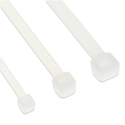 InLine® Kabelbinder, Länge 160mm, Breite 4,8mm, natur, 100 Stück (Produktbild 1)