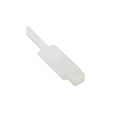 InLine® Kabelbinder mit Markierfeld, Länge 200mm, Breite 4,8mm, 100 Stück (Produktbild 1)