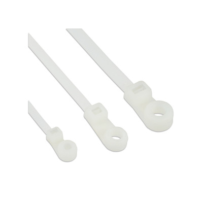 InLine® Kabelbinder mit Montageloch, Länge 200mm, Breite 4,8mm, 100 Stück InLine® Kabelbinder mit Montageloch, Länge 200mm, Breite 4,8mm, 100 Stück