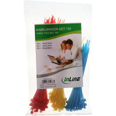 InLine® Kabelbinder-Set, 150 Stück InLine® Kabelbinder-Set, 150 Stück