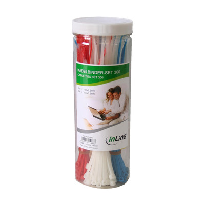 InLine® Kabelbinder-Set, 300 Stück InLine® Kabelbinder-Set, 300 Stück