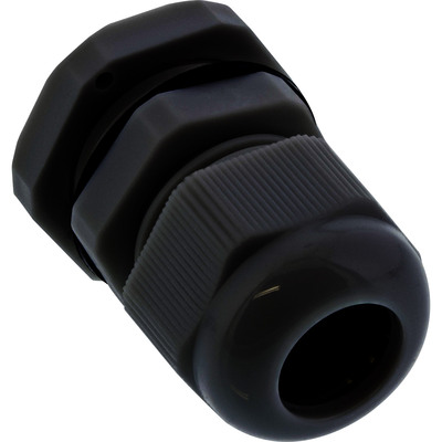 InLine® Kabeldurchführung PG 13.5 Nylon IP68 6-12mm, schwarz, 10 Stück (Produktbild 1)