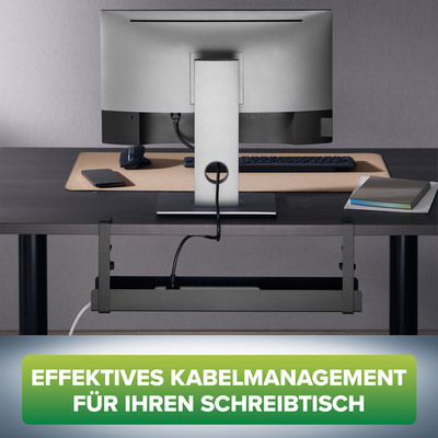 InLine® Kabelführungsschiene für Untertisch-Montage, mit Schraubklemmen