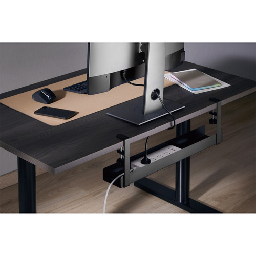 InLine® Kabelführungsschiene für Untertisch-Montage, ohne Bohren, 600 mm