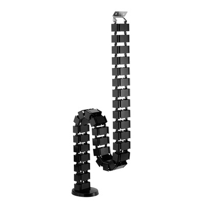 InLine® Kabelkanal flexibel für höhenverstellbare Tische, 4 Kammern, schwarz InLine® Kabelkanal flexibel für höhenverstellbare Tische, 4 Kammern, schwarz
