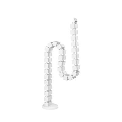 InLine® Kabelkanal flexibel für höhenverstellbare Tische, 4 Kammern, weiß InLine® Kabelkanal flexibel für höhenverstellbare Tische, 4 Kammern, weiß