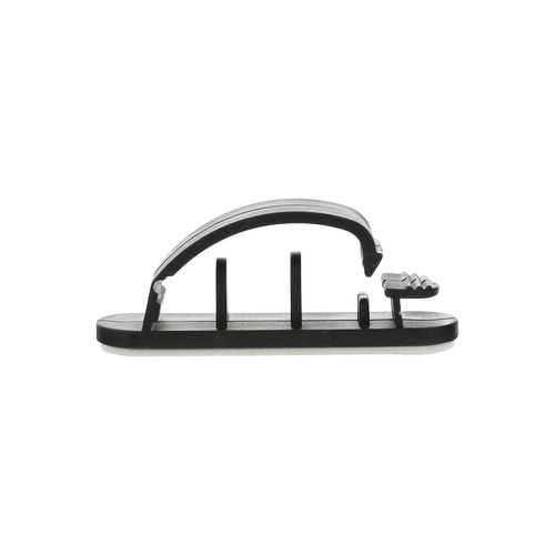 InLine® Kabelmanager mit Klebesockel, 10er Pack, schwarz, 2,8 cm Kennzeichnung und Befestigung