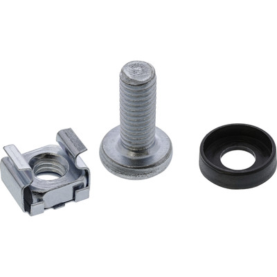 InLine® Käfigmutternset M6, je 100x Käfigmuttern, Unterlegscheiben, Schrauben InLine® Käfigmutternset M6, je 100x Käfigmuttern, Unterlegscheiben, Schrauben