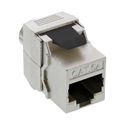 InLine® Keystone RJ45 Buchse / LSA Einsatz, SNAP-In, Cat.6a, schmale Bauform (Produktbild 1)