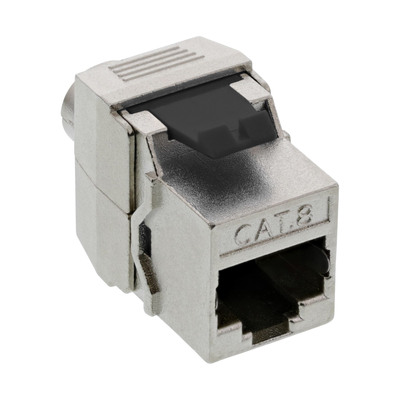 InLine® Keystone RJ45 Buchse / LSA Einsatz, SNAP-In, Cat.8.1, schmale Bauform (Produktbild 1)