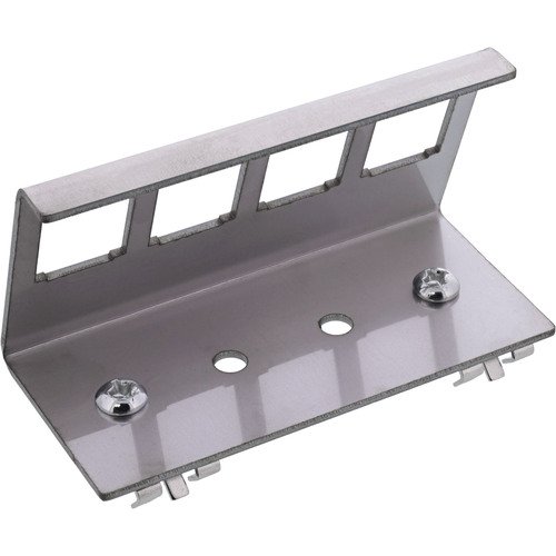 InLine® Keystone SNAP-In Metall-Modulhalter, 4-fach für Hutschiene