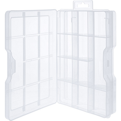 InLine Kleinteile Leerbox, 11 Fcher, Abmessungen: 213x114x35mm