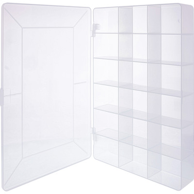 InLine Kleinteile Leerbox, 18 Fächer, Abmessungen: 273x186x41mm InLine Kleinteile Leerbox, 18 Fächer, Abmessungen: 273x186x41mm