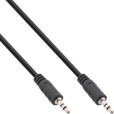 InLine® Klinke Kabel, 3,5mm Stecker / Stecker, Stereo, 2,5m (Produktbild 1)