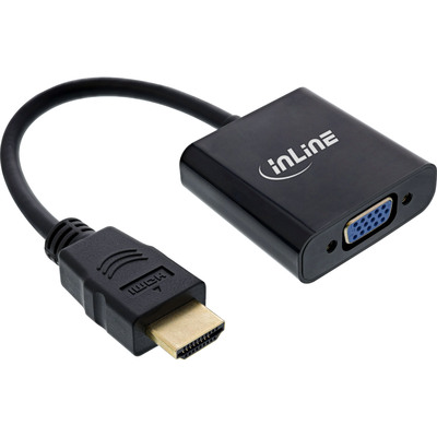 InLine® Konverter Kabel HDMI zu VGA, mit Audio