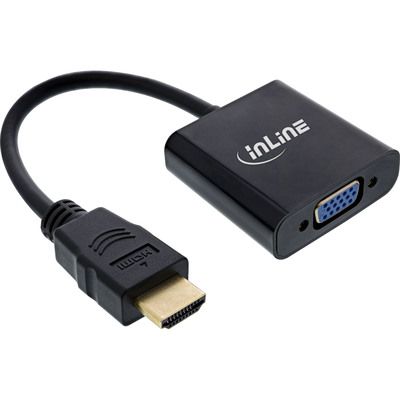 InLine® Konverter Kabel HDMI zu VGA, mit Audio InLine® Konverter Kabel HDMI zu VGA, mit Audio