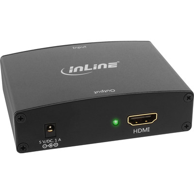 InLine® Konverter VGA+Audio zu HDMI, Eingang VGA und Cinch Audio Stereo, Ausgang HDMI (Produktbild 1)