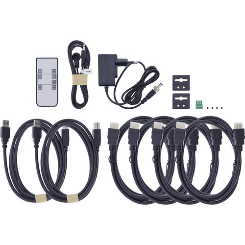 InLine® KVM Switch, 2-fach, HDMI, Dual Monitor, 8K60Hz, USB Hub, schwarz