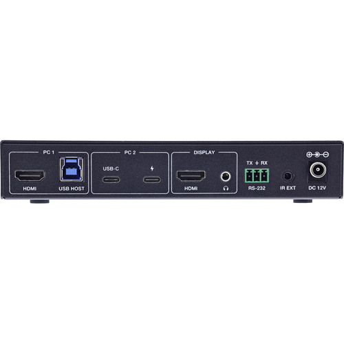 InLine® KVM Switch, 2-fach, HDMI & USB-C, 4K60Hz, Umschalter