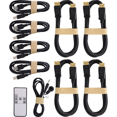 InLine® KVM Switch, 4x1, DP 4K/60Hz, USB 3.2 Hub