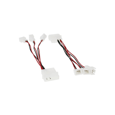 InLine® Lüfter Adapterkabel, 12V zu 5V, für 3 Lüfter (Produktbild 1)