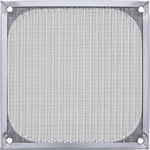 InLine® Lüftergitter, Aluminium Filter, 120 x 120 mm, silber Lüftergitter / -filter